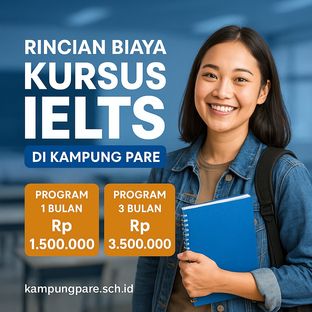 Rincian Biaya Kursus Ielts Di Kampung Pare Program 1 3 Bulan