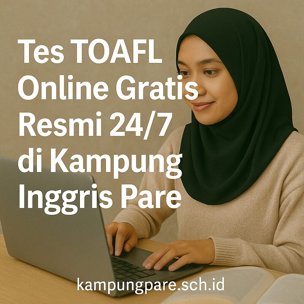 Tes Toafl Online Gratis Resmi Di Kampung Inggris Pare Lkp Ocean