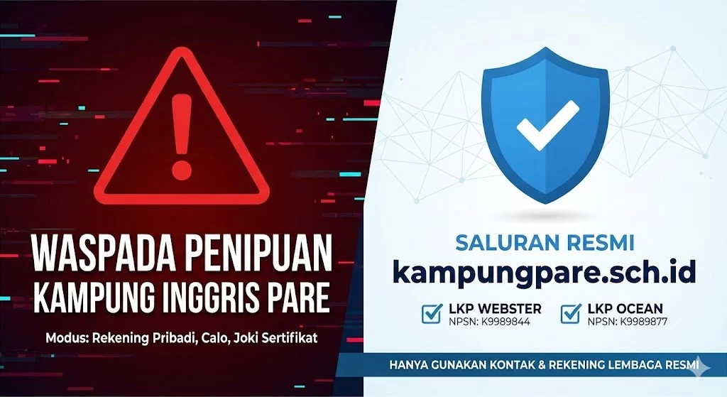 Waspada Penipuan Kampung Inggris Cek Legalitas Lkp Webster Ocean