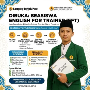 Beasiswa Gratis Kampung Inggris Pare