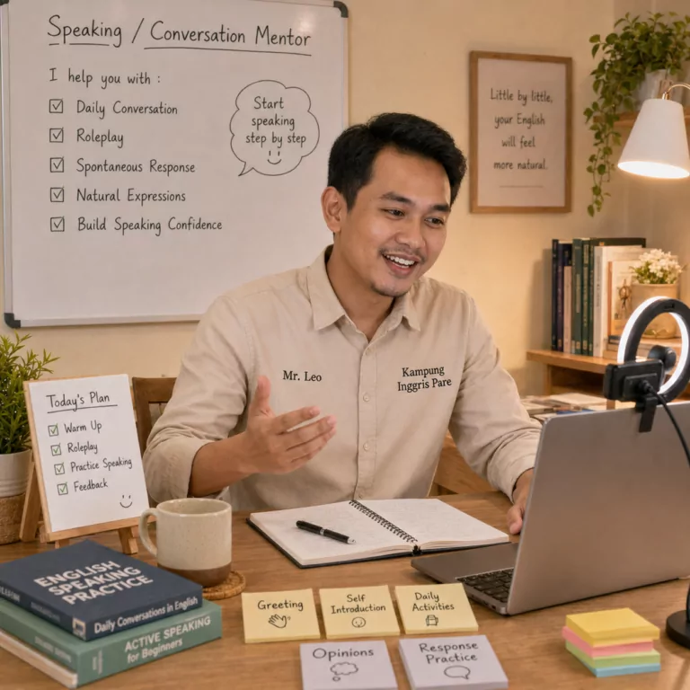 Leo Mahendra, S.Pd. - Conversation